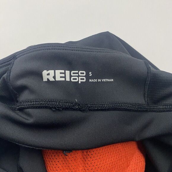 REI Co-Op Black Padded Capri Cycling Pants Sz S Side Pocket Compression Stretch - Picture 6 of 11